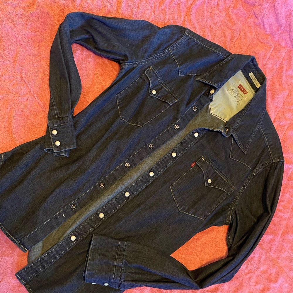 Levi’s western denim shirt